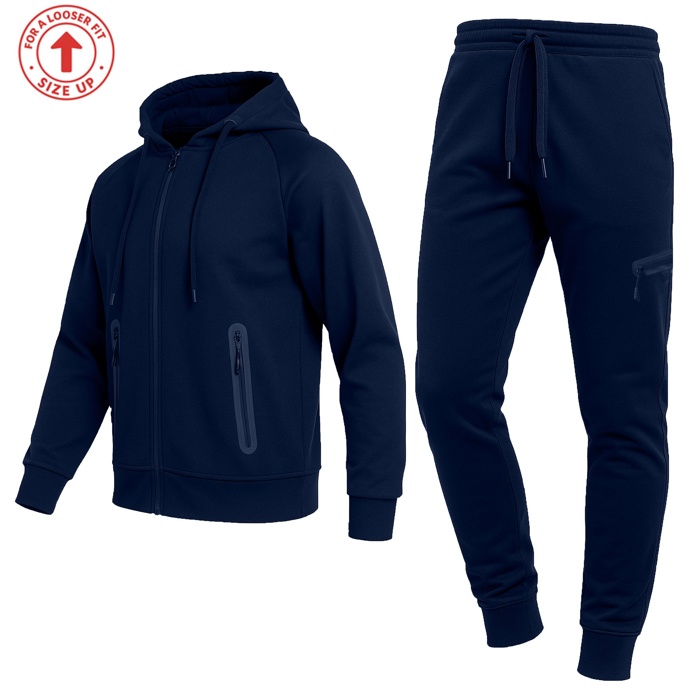 Men's Tech Fleece Hoodie & Jogger Set (Sizes, S to 3XL)